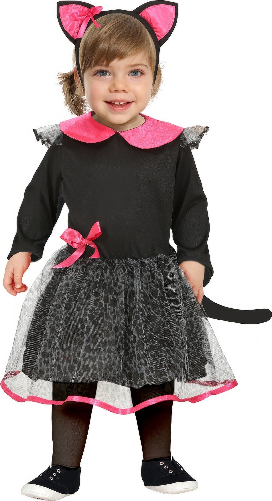 Zwarte kitten outfit baby