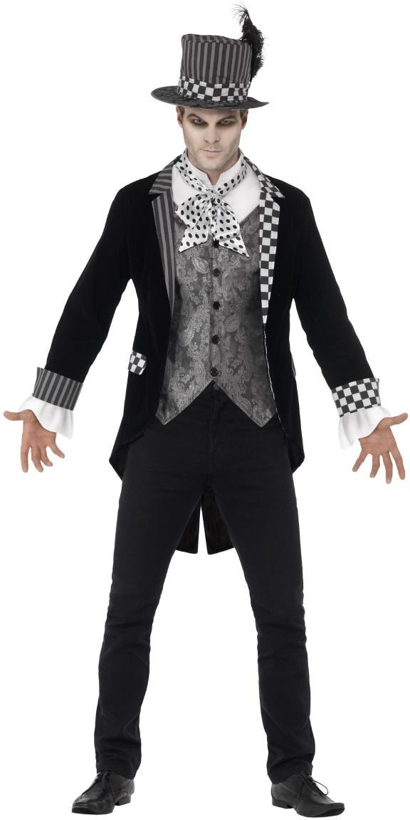 Zwarte mad hatter outfit