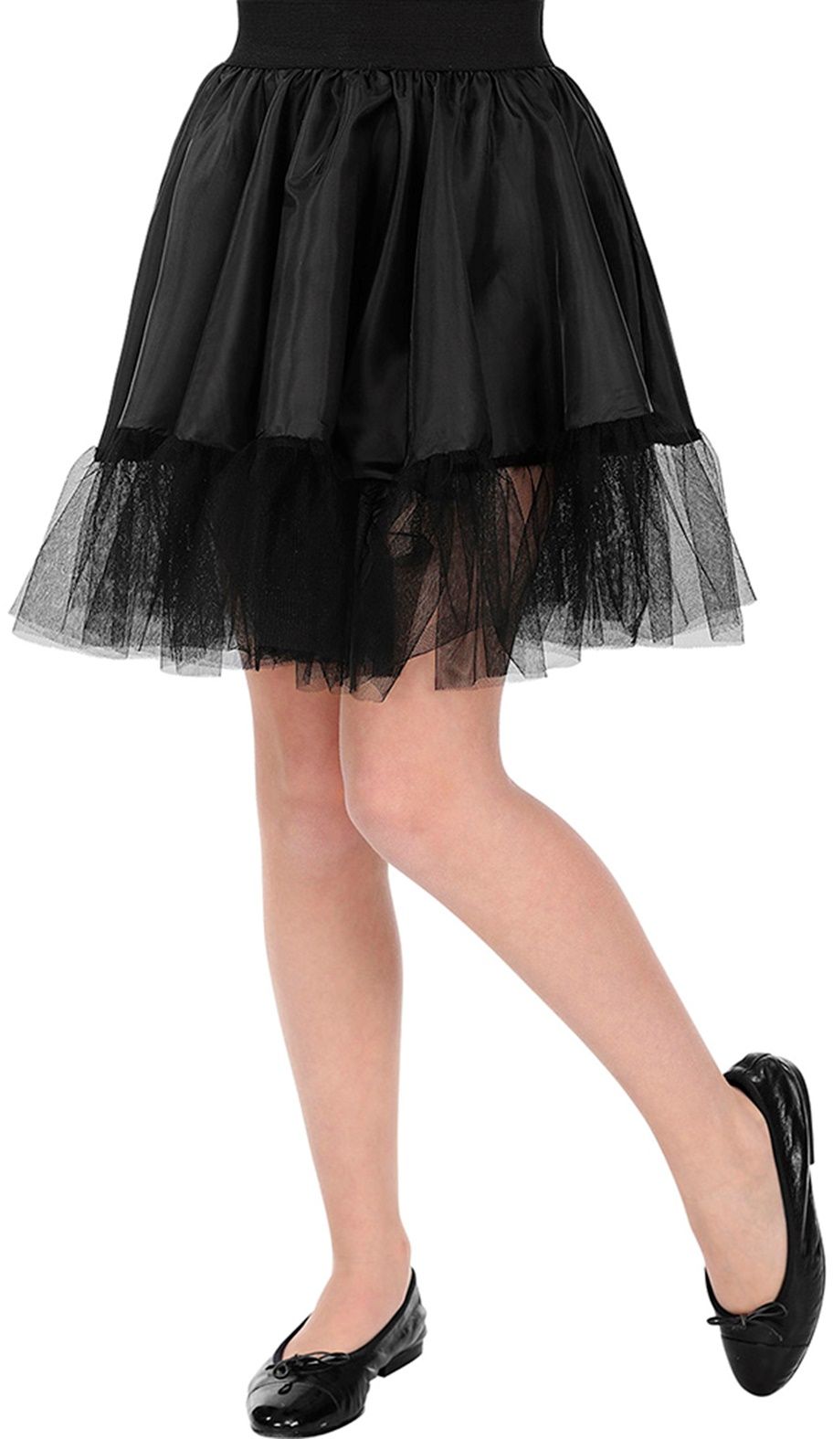 Zwarte petticoat rok meisjes