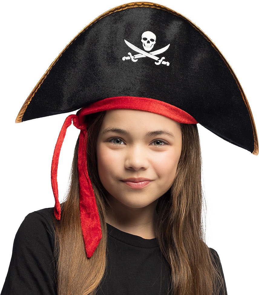 Zwarte Piratenhoed Carnaval Kinderen