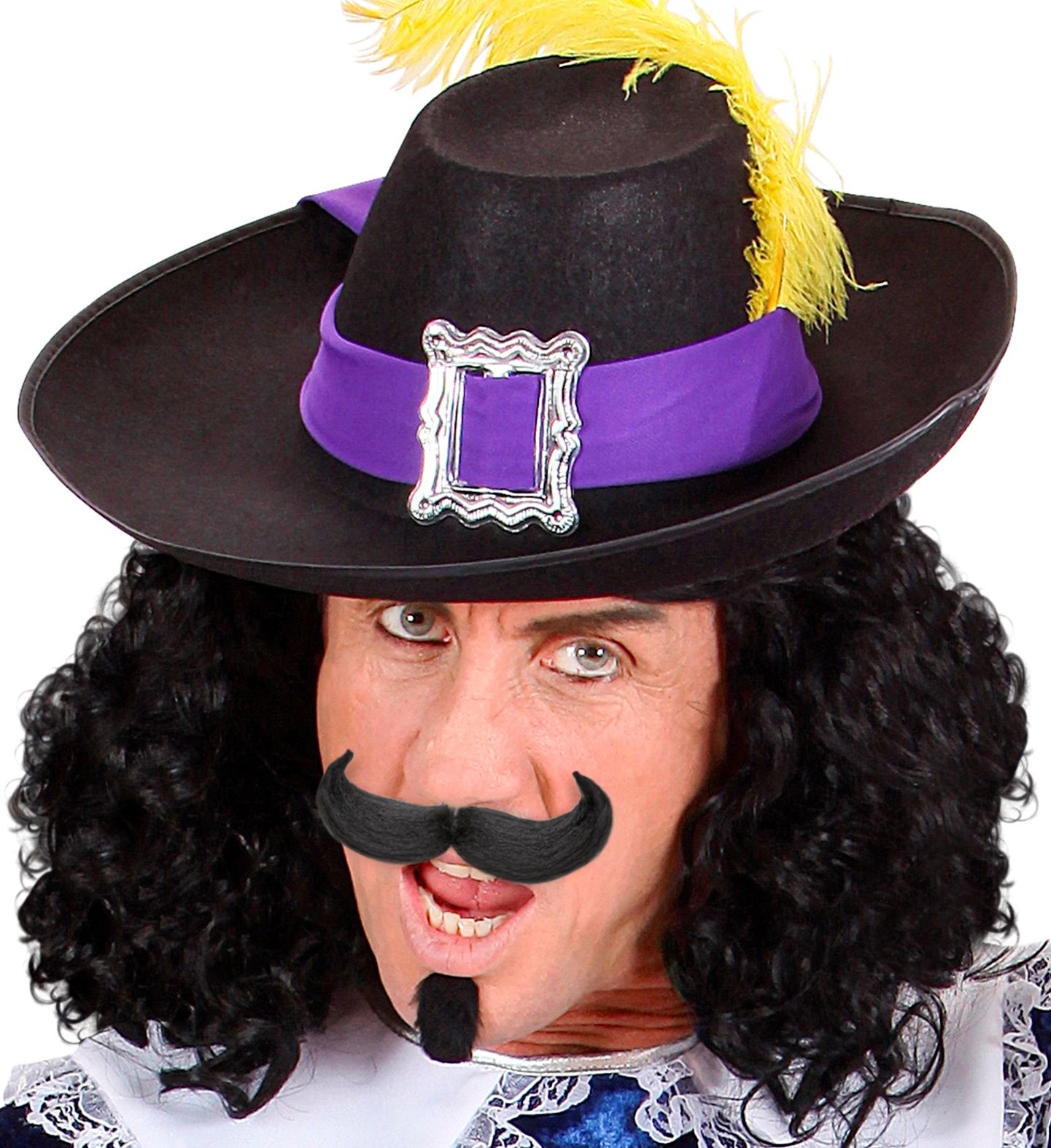 Zwarte Snor Buigbaar