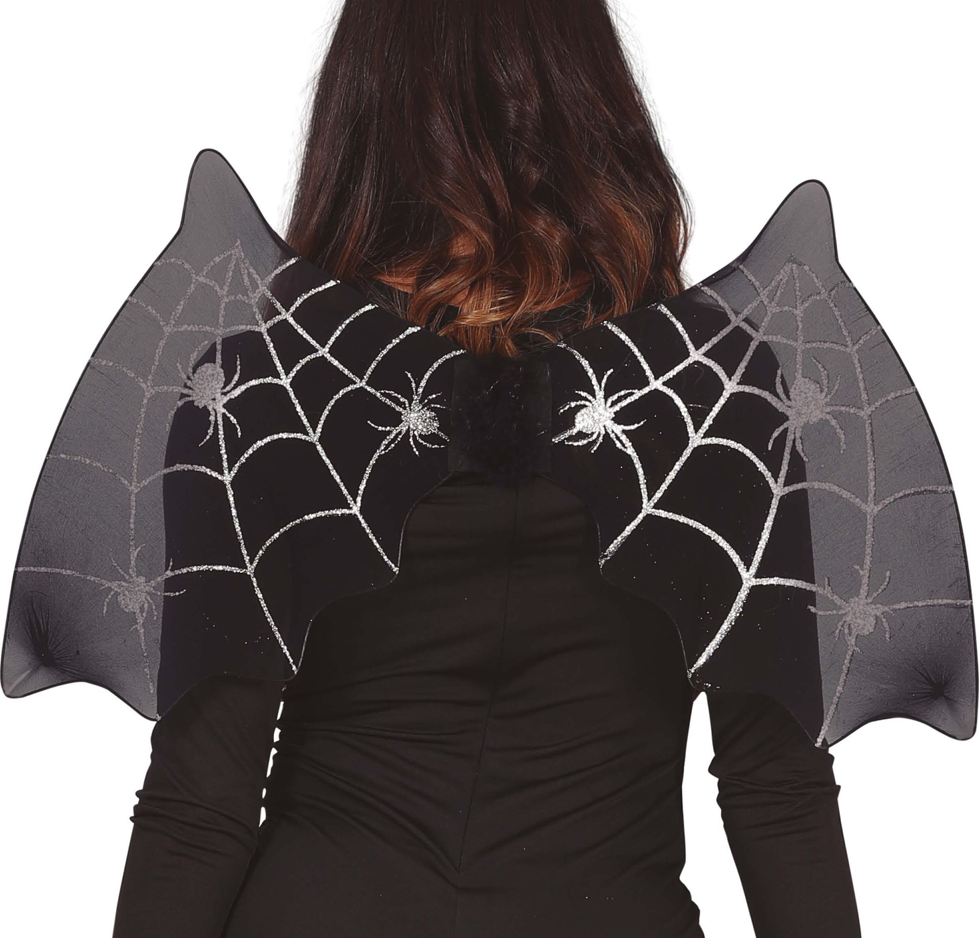 Zwarte vleermuis vleugels 60 x 35 cm halloween